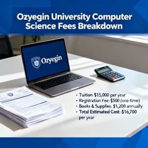 Özyeğin University computer science in English fees breakdown