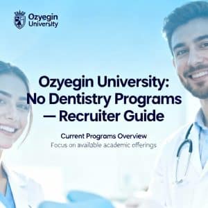 Özyeğin University dentistry tuition for foreigners