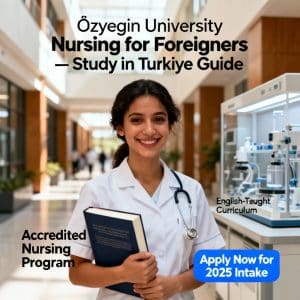 Özyeğin University nursing programs for foreigners