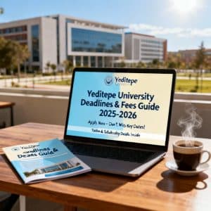 Yeditepe University application deadlines fees breakdown