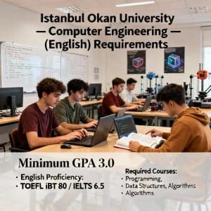 Istanbul Okan University computer science in English requirements explained