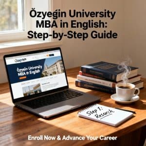 Özyeğin University MBA in English step by step