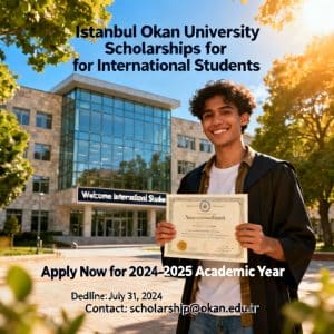 Istanbul Okan University scholarships for international students for foreigners