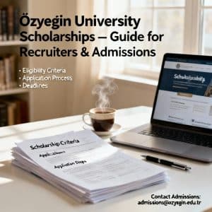 Özyeğin University scholarships for international students for foreigners