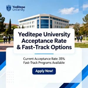 Yeditepe University acceptance rate fast-track options