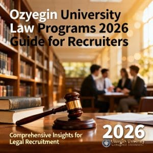 Özyeğin University law programs 2026 guide