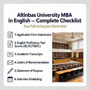 Altınbaş University MBA in English complete checklist
