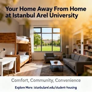 Istanbul Arel University student housing step by step