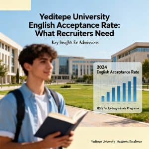 Yeditepe University acceptance rate in English