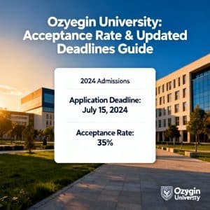 Özyeğin University acceptance rate updated deadlines