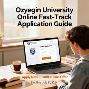 Özyeğin University how to apply online fast-track options