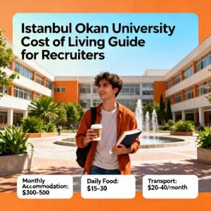 Istanbul Okan University cost of living for students