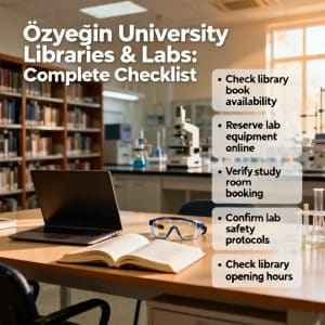 Özyeğin University libraries and labs complete checklist