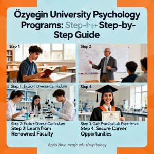 Özyeğin University psychology programs step by step