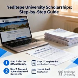 Yeditepe University scholarships for international students step by step