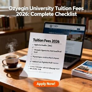 Özyeğin University tuition fees 2026 complete checklist