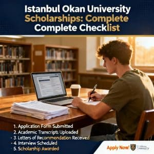 Istanbul Okan University scholarships for international students complete checklist