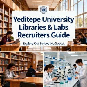 Yeditepe University libraries and labs step by step
